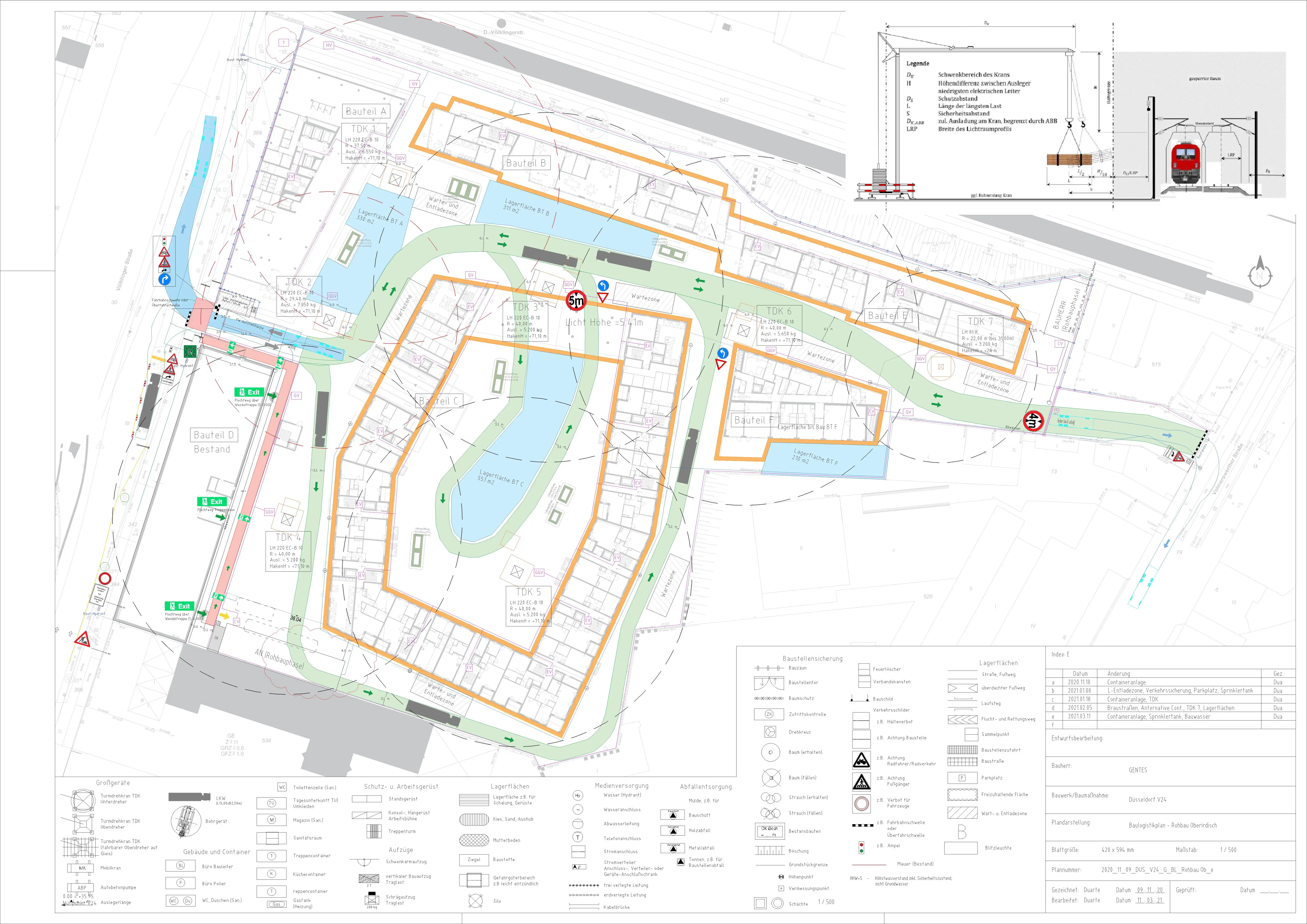 Baustellenplan von HHB - Herms-Haking und Brinckmann